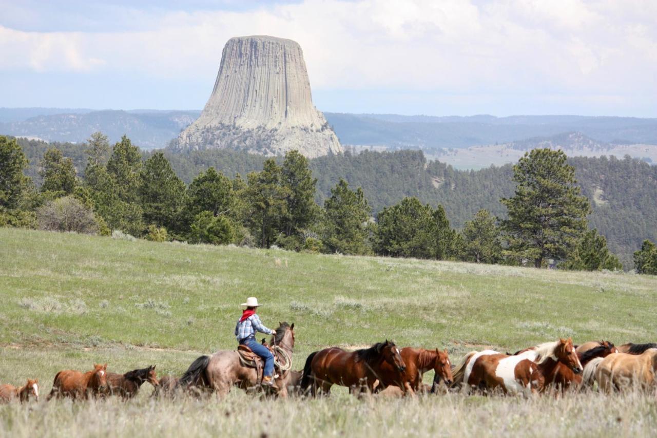 Lake Guest Ranch Villa Devils Tower Exteriör bild